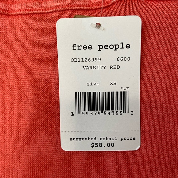 FREE PEOPLE We The Free Warrior Distressed Raw Hem Tee - Picture 6 of 11